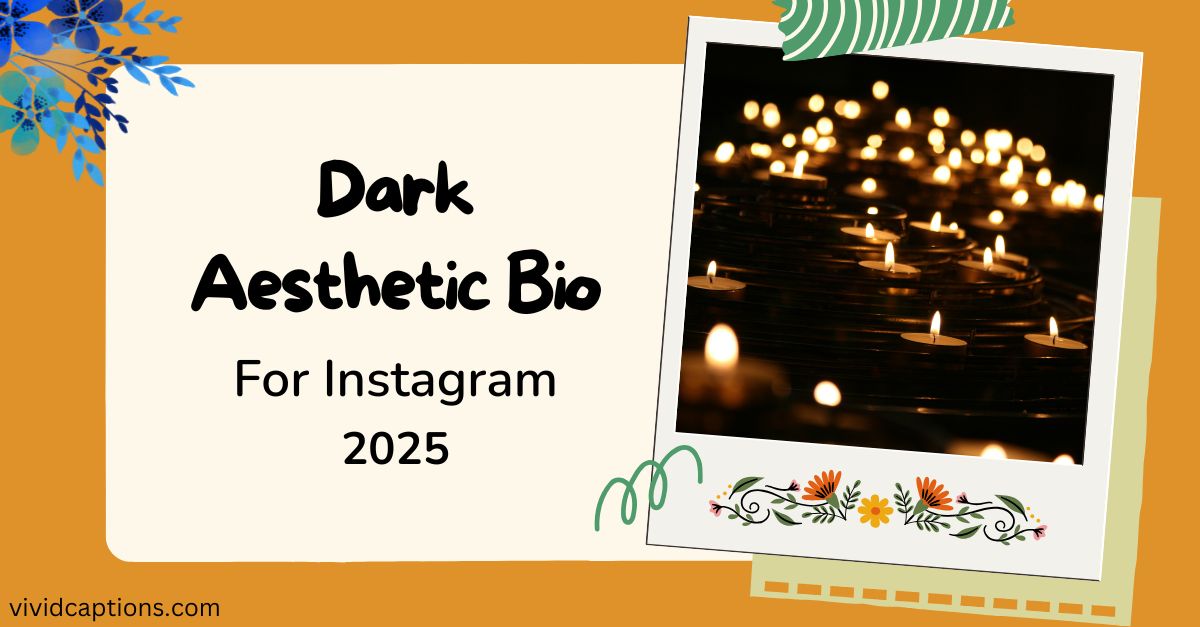 151+ Dark Aesthetic Bio For Instagram